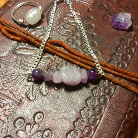 Amethyst Bar Armband Amethyst Bar Armband von NewYorktoCali