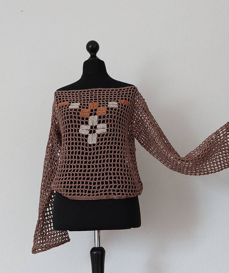 Pullover Handgemacht, Damenpullover Gehäkelt Pullover Handgemacht, Damenpullover Gehäkelt von NewaHandgemacht