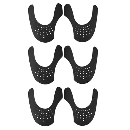 Newaner 3 Paar Anti Falten Schuhe Schutz, Verhindern Turnschuhe Schuhe Falte Vertiefung, Gegen Schuhknicke, Zehe Box Schilde, Schuhfaltenverhinderer für Herren Größe EU（40-46） von Newaner