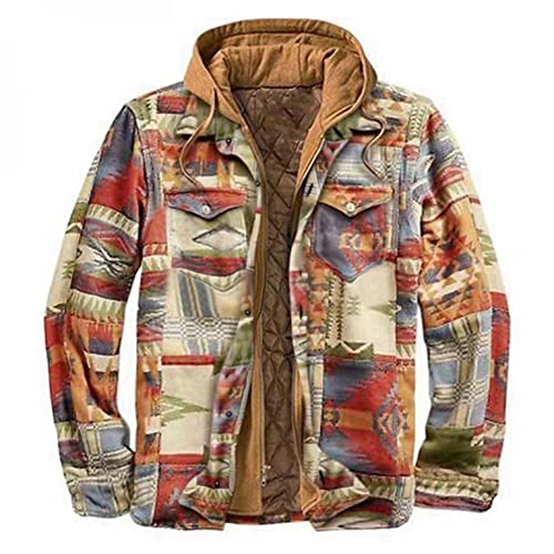 Herren Kariert Jacke Gefüttert Warm Winterjacke Karo Mantel Warme Kapuzenmantel Langarm Innenfutter Thermohemd Hemdjacke Hoodie Holzfällerhemd Outdoorjacke Kapuze Jacke Winterparka Herbst Winter Herren Kariert Jacke Gefüttert Warm Winterjacke Karo Mantel Warme Kapuzenmantel Langarm Innenfutter Thermohemd Hemdjacke Hoodie Holzfällerhemd Outdoorjacke Kapuze Jacke Winterparka Herbst Winter von Newanna