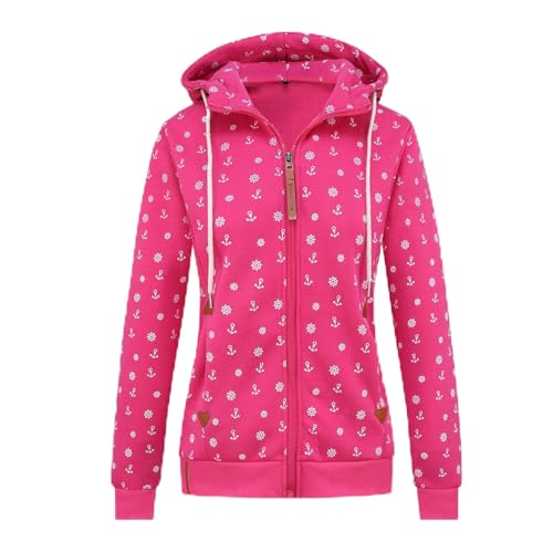 Newbestyle Damen Kapuzenpullover Hoodie Oberteile Damen Pullover Kontrastfarbe Sweatshirt Pulli mit Kapuze von Newbestyle