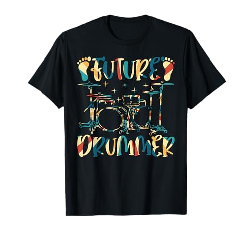 Future Drummer Buddy – Neugeborenes Schlagzeug-Baby T-Shirt von Newborn Drummer Baby Drum Player