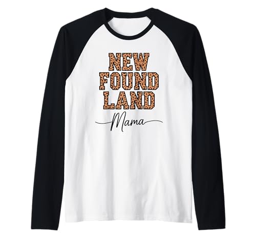 Leopardenmuster Newfoundland Mama Newfie Raglan Leopardenmuster Newfoundland Mama Newfie Raglan von Newfoundland Dog Lover Gifts