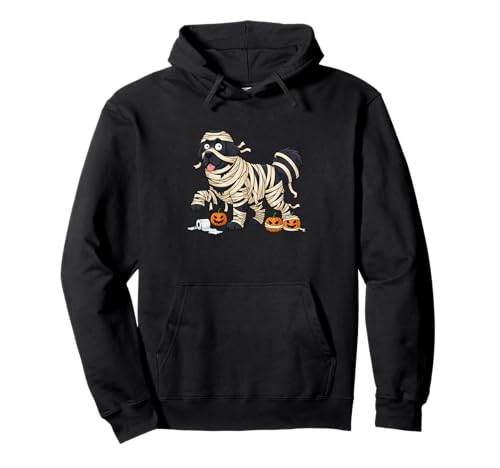 Lustiger Neufundländer Mumie Kürbis Halloween Kinder Herren Damen Pullover Hoodie von Newfoundland Lovers Halloween Outfits for Boy Girl