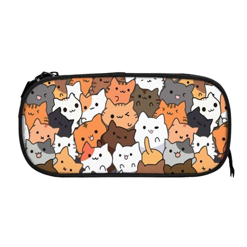 Newhomestyle Federmäppchen mit großem Fassungsvermögen, Stifttasche mit Reißverschluss, Schreibwarentasche für College, Büro, Organizer, multifunktionale Make-up-Tasche, Bleistifttasche mit Newhomestyle Federmäppchen mit großem Fassungsvermögen, Stifttasche mit Reißverschluss, Schreibwarentasche für College, Büro, Organizer, multifunktionale Make-up-Tasche, Bleistifttasche mit von Newhomestyle