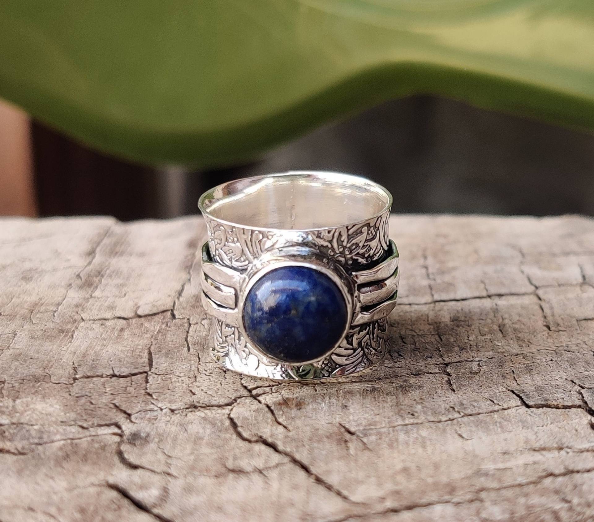 Lapis Lazuli Ring, Bandring, 925 Silber Handgemachter Versprochen Edelstein Schmuck, Frauen Geschenk Sie von Newjewelshop