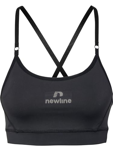 hummel Newline Damen Augusta Bra Laufbekleidung Sport-BH Schwarz - Xs von hummel
