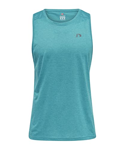 newline Running - Textil - Singlets Top Running Beige Tuerkis L von newline