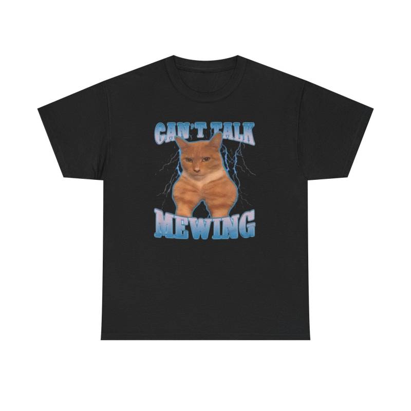 Can't Talk Mewing Katze T-Shirt Humorvoll Haustier-Liebhaber-T-Shirt Can't Talk Mewing Katze T-Shirt Humorvoll Haustier-Liebhaber-T-Shirt von NewsAndTrends