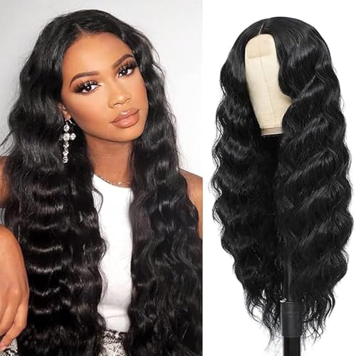 Deep Wave Spitze Front Perücke 26 Zoll Synthetische Deep Wave Curly Perücke Frauen Natürliche Synthetische Hitzebeständige Party Rollenspiel Tragen Schwarze Perücke Deep Wave Spitze Front Perücke 26 Zoll Synthetische Deep Wave Curly Perücke Frauen Natürliche Synthetische Hitzebeständige Party Rollenspiel Tragen Schwarze Perücke von Newsuyuan