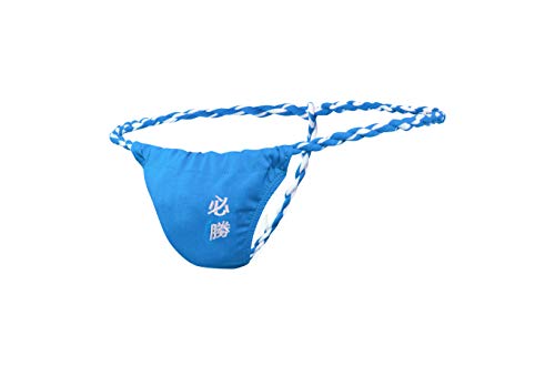 Newsywell Herren Baumwolle Tanga Bikinis Bulge Pouch String Micro Männer Niedrige Taille Briefs 1-Packung Unterwäsche Blau X-Large von Newsywell