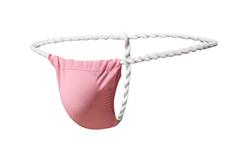 Newsywell Herren Eisseide Tanga Micro Bikinis Bulge Pouch Low Rise Unterhose Männer Soft Briefs Unterwäsche Rot XX-Large von Newsywell