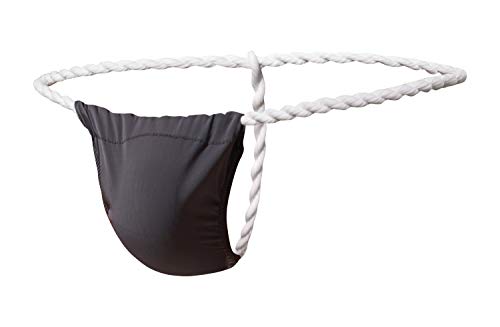 Newsywell Herren G String Tangas Pouch Atmungsaktiv Für Herren String Unterhosen Low Rise Bikini Unterwäsche Grau Mittel von Newsywell