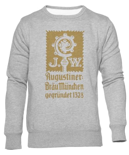 Newtee Augustiner Bräu Unisex-Sweatshirt Mit Rundhalsausschnitt von Newtee