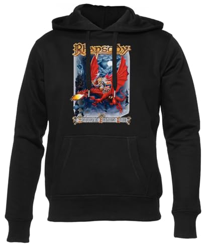 Newtee Rhapsodie - Sinfonie Der Verzauberten Länder Unisex Schwarz Hoodie Männer Frauen von Newtee