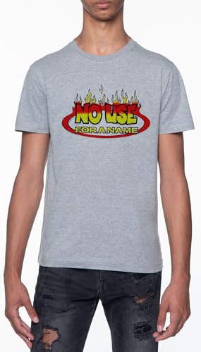 No Use for A Name Logo Round T-Shirt Kurzarm Graues T-Shirt Mit Rundhalsausschnitt Für Herren von Newtee