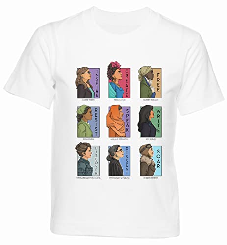 She Serie Echte Frauen - Version 1 T-Shirt Kinder Weißes T-Shirt Mit Rundhalsausschnitt Für Jungen Und Mädchen von Newtee