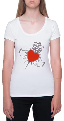 Simple Minds T-Shirt Kurzarm Weiß Rundhals T-Shirt Für Frauen von Newtee