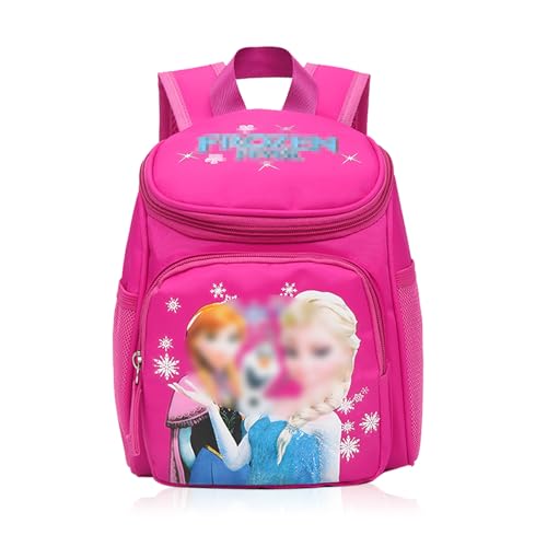 Newtic Frozen Rucksack Anna Und Elsa Rucksack Elsa Rucksack Kindergarten Kindergartenrucksack Mädchen Für Mädchen Mit Elsa Und Anna Passende Mädchen Frozen Für Mädchen -Rosa von Newtic