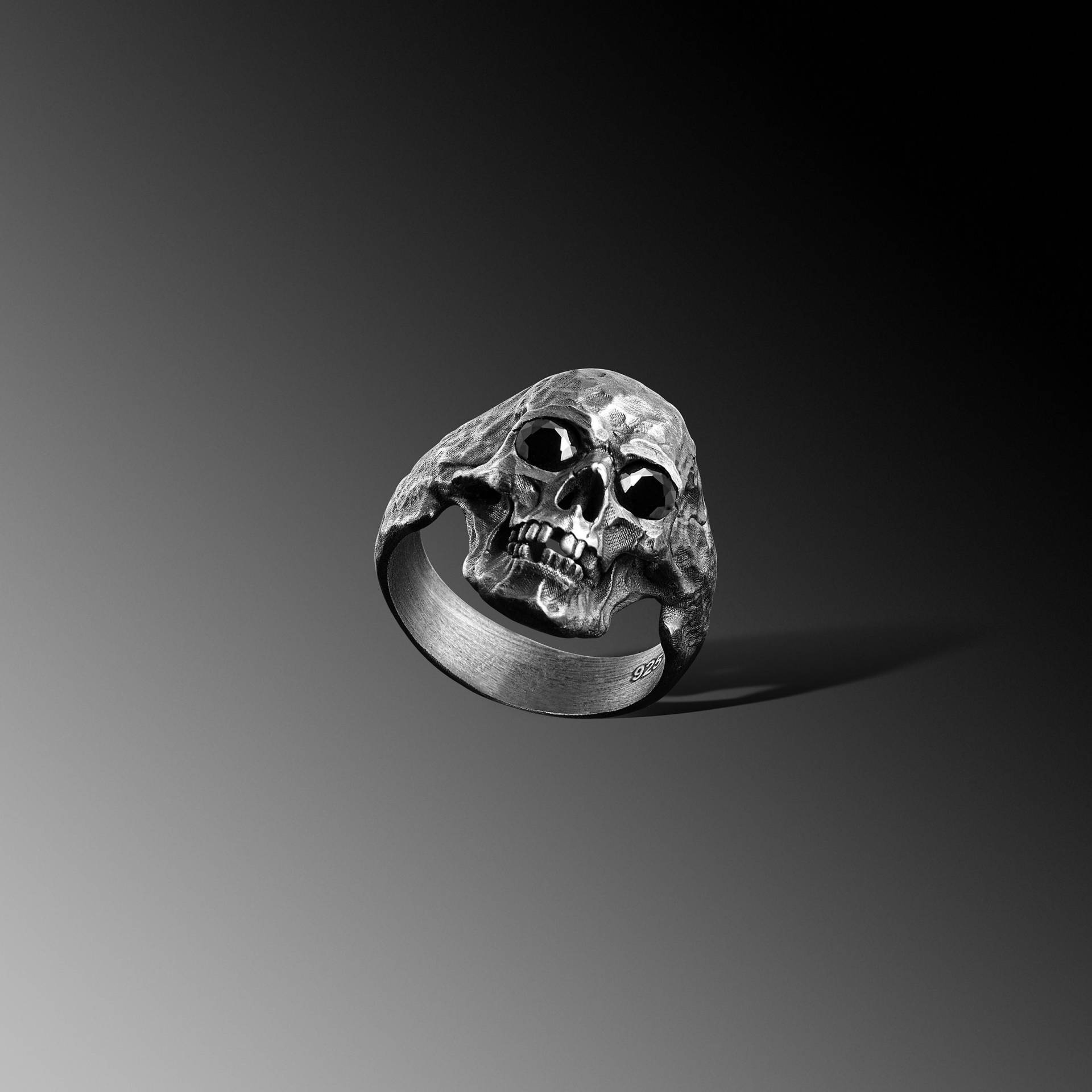 Herren Totenkopf Ring Silber Siegelring Skul Ringe Für Mann Silberringe Pinky Handarbeit Unikat Geschenk Ihn von NewtonJewelry