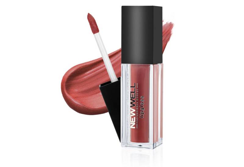 Newwell Lipgloss Lipgloss flüssig Matt 24 Stunden Halt, Pflegt und schütz gleichzeitig die Lippen von Newwell