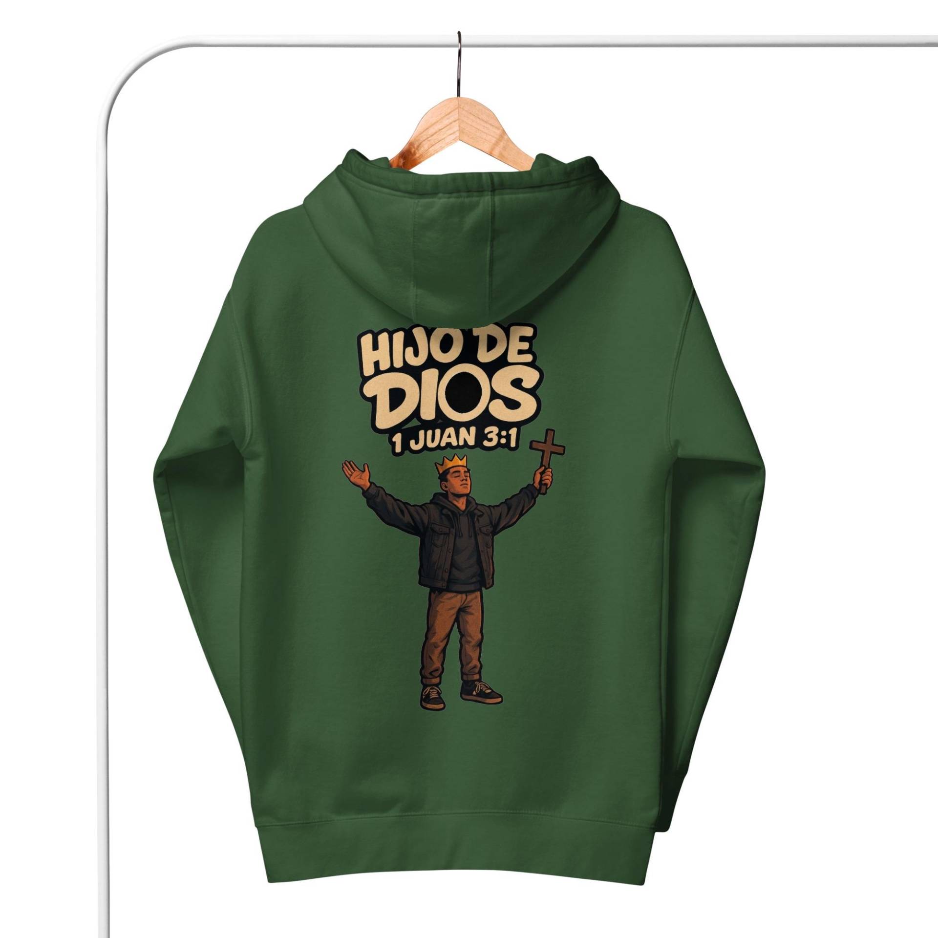 Hijo De Dios - Yo Tengo Un Padre Hoodie Christliche Identität Sichtbar Machen Regal Para Cristianos Newzion von Newzionwear