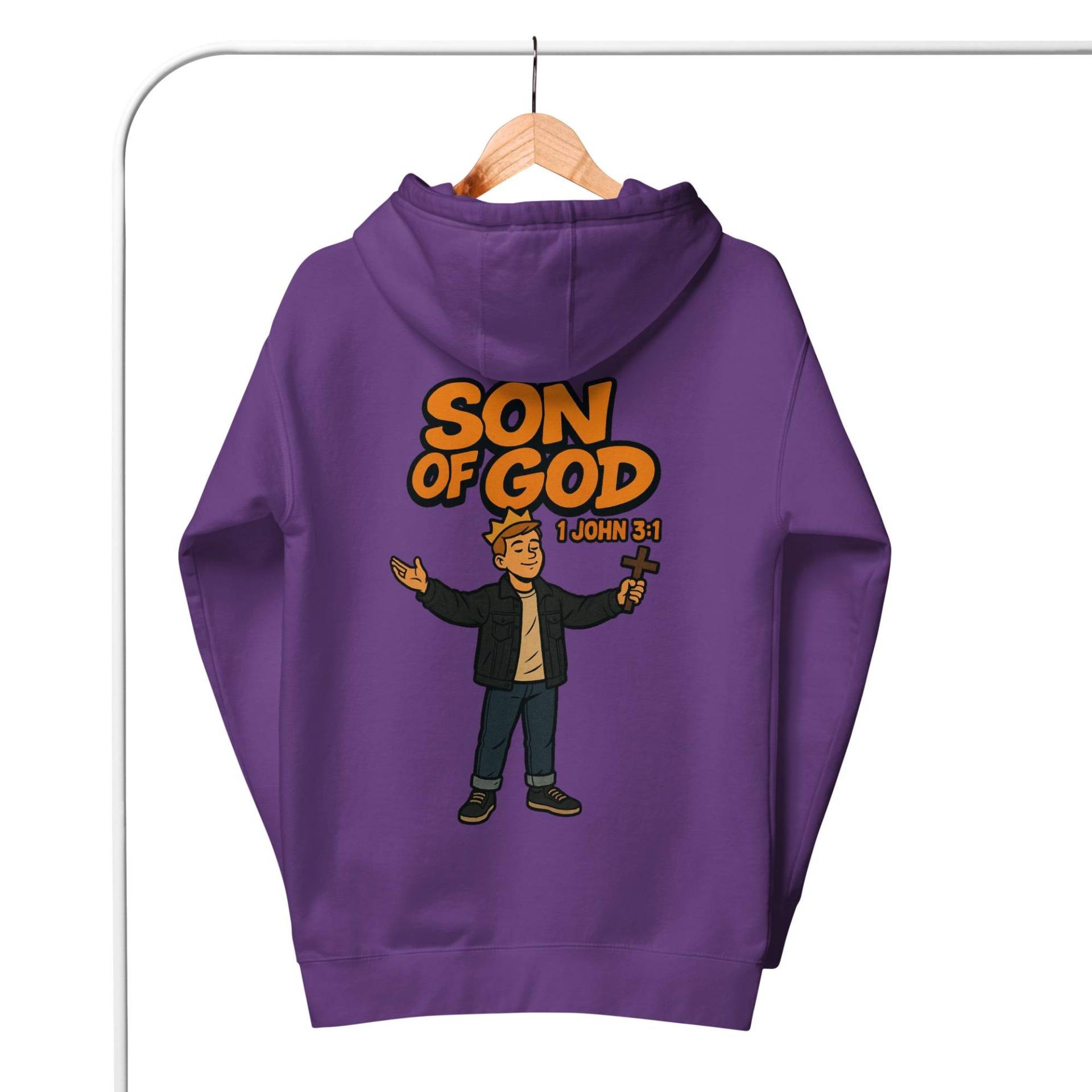 Hoodie „Son Of God" | 1. Johannes 3, 1 Streetwear Mit Botschaft von Newzionwear