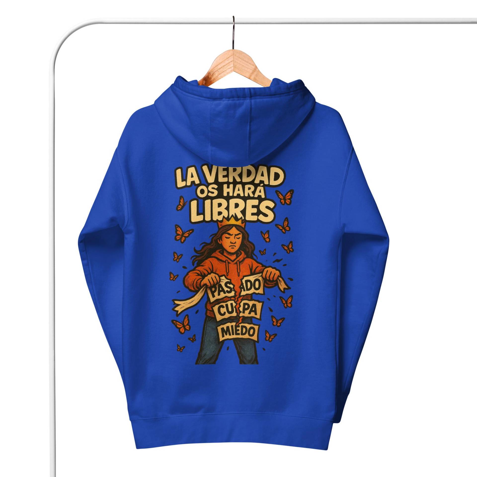 La Verdad Nos Hará Libres Hoodie Bibelvers Auf Spanisch Regalo Para Cristianos Christian Mit Message - Newzion von Newzionwear