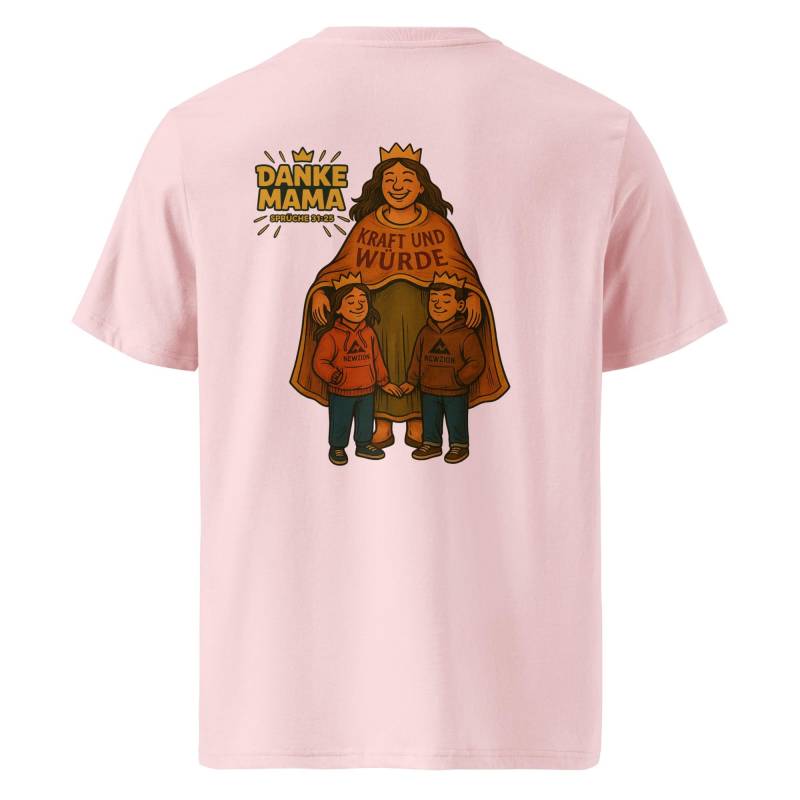 Muttertags T-Shirt Sprüche 3125 Christliches Shirt Aus Bio-Baumwolle Danke Mama Geschenk Newzion Faithwear von Newzionwear
