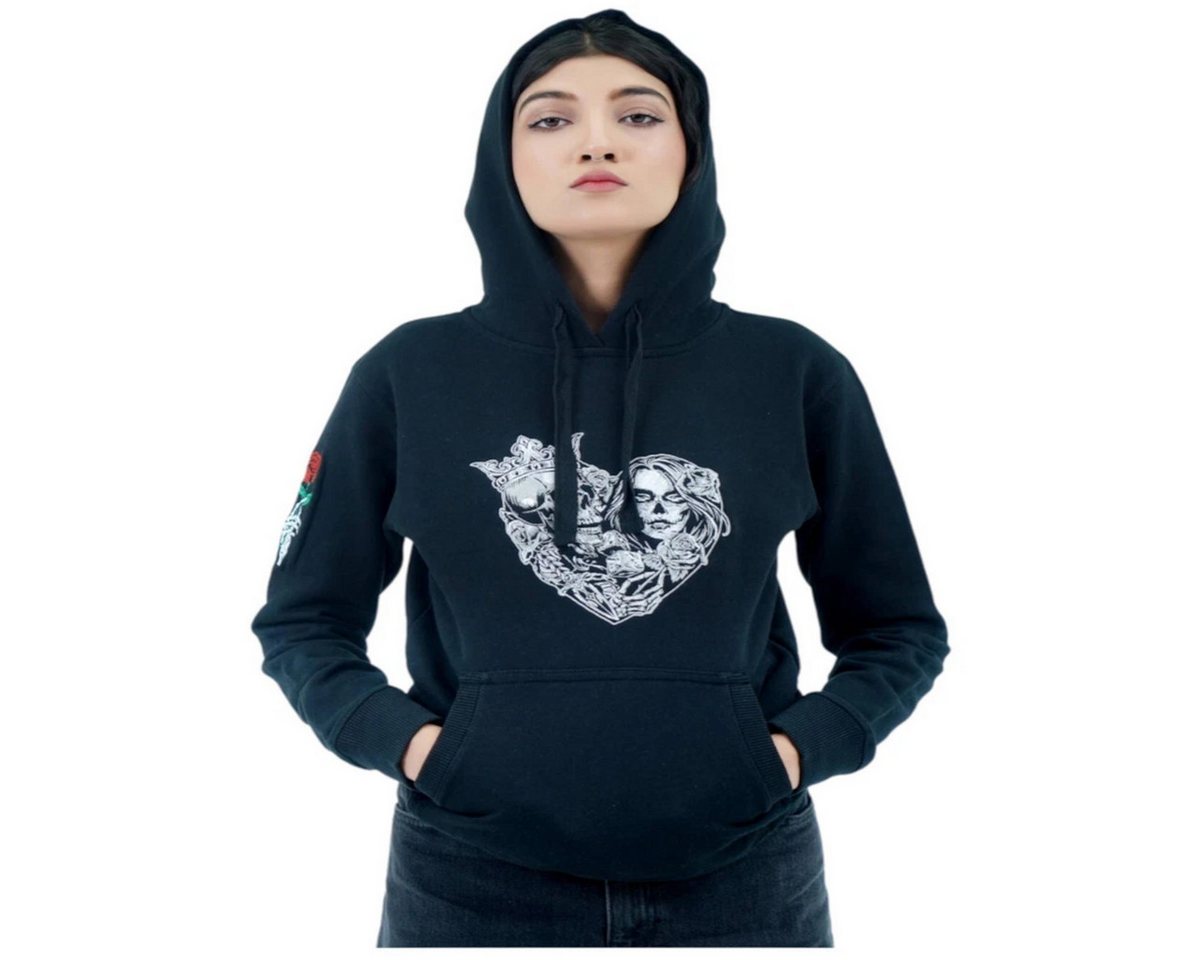 NexGenOutfits Fleecepullover Damen Fleece Kapuzenpullover Pulli Sweatjacke von NexGenOutfits