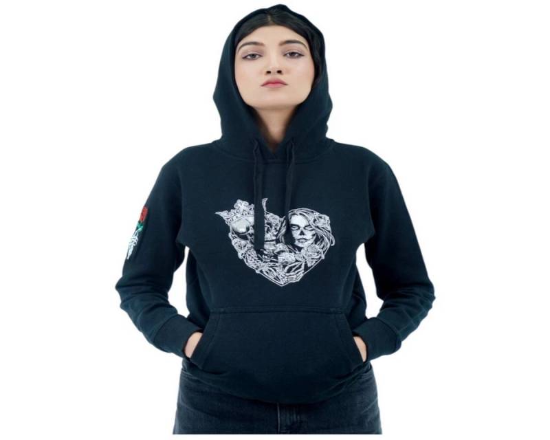 NexGenOutfits Fleecepullover Damen Fleece Kapuzenpullover Pulli Sweatjacke von NexGenOutfits