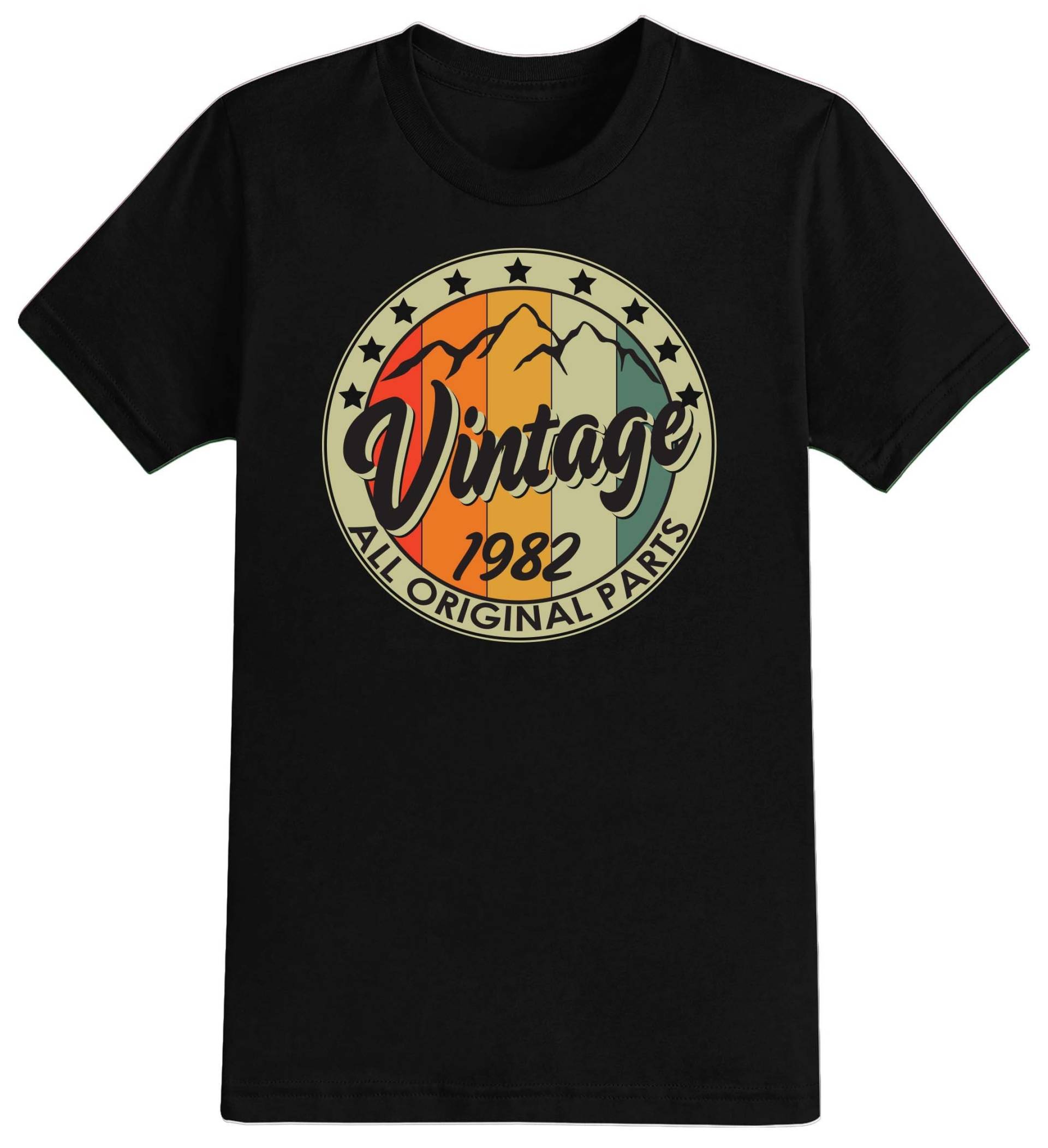 40. Geburtstag Geschenk Vintage Berg Original Teile Vierzig Geschenke Jahr 1983 Herren T-Shirt Lustiges 40 Jahre 2023 von NexgenClothing