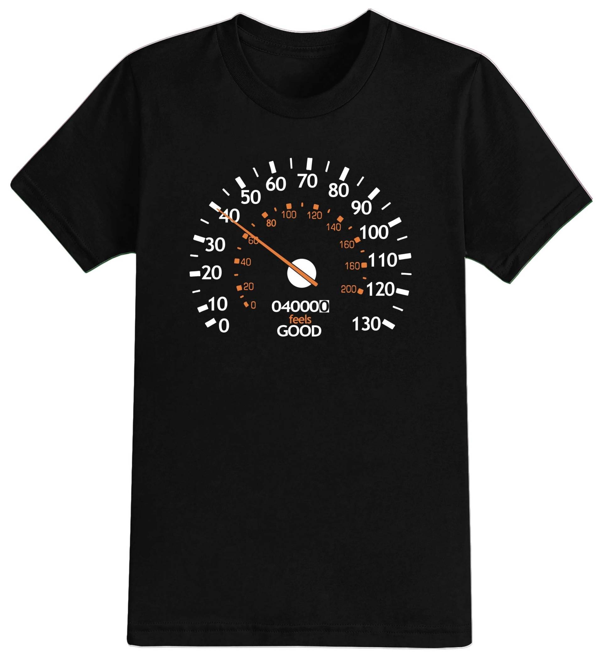 Herren Tachometer 40. Geburtstag Geschenk Vierzig Geschenke Jahr 2023 Unisex T-Shirt Lustiges 40 Jahre Alt von NexgenClothing