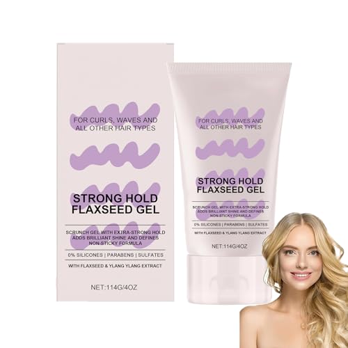 Extra starkes Scrunch-Gel für definierte Locken, Haar Nicht Fettend Wachs Haare Hair Stying Wax Konditionierungsgel Anti-Frizz Styling Gel Für Lockiges Haar von Nexolla