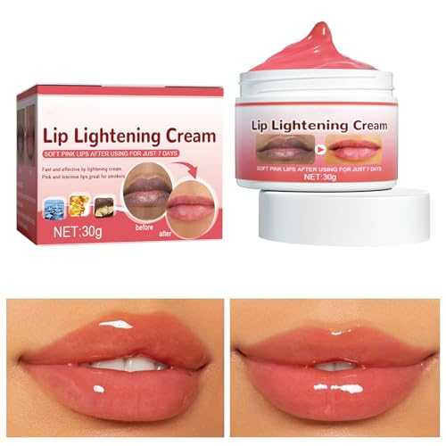 Lip-Balm, Lippenbalsam, Lippenaufhellung für dunkle Lippen, Lippen-Booster & Lippenpflege für vollere Lippen, zum Aufhellen dunkler Lippen und Reduzieren von feinen Lippenlinien von Nexolla