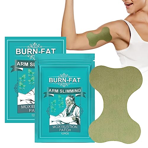 24 Stücke Moxibustion Patch, Slimming Patch, Abnehmpflaster für Arm, Abnehmen Schnell Fettverbrenner, Selbsterhitzender Natürlicher Wermutaufkleber, Schnell Wirkend, Langlebig von Nexolla