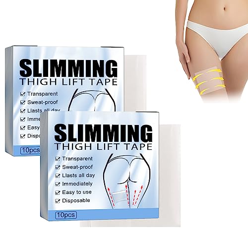 Thigh Lifting Tape, Transparent Unsichtbar Lift-Aufkleber für Beine, Body Tape, Glattes Cellulite-Patch, Anti-Cellulite-Pflaster, Straffungs-Oberschenkel-Patch für Frauen Heben, 20 Stück von Nexolla