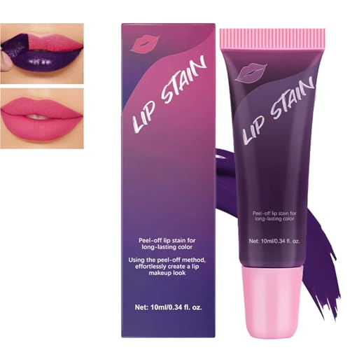 Lip stain, Natürlicher Lippenstift, Lip Tint Easy Peel Off Lip Gloss, Lip Gloss-Peel und klare Lipgloss-Flecken, Langanhaltender Wasserfester Lippen-Tint, Peel off flüssigen Lippenstift-03 Lip stain, Natürlicher Lippenstift, Lip Tint Easy Peel Off Lip Gloss, Lip Gloss-Peel und klare Lipgloss-Flecken, Langanhaltender Wasserfester Lippen-Tint, Peel off flüssigen Lippenstift-03 von Nexolla