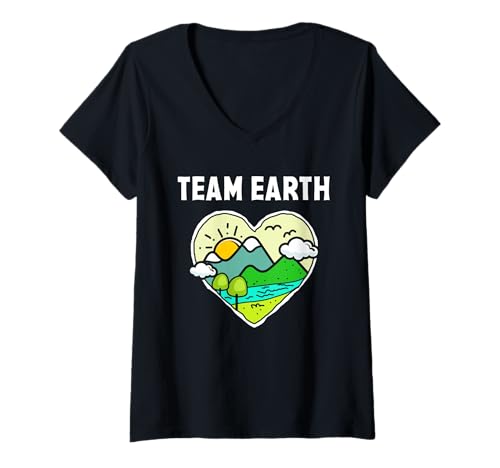 Damen Earth Day 2020 Men Women Kids Planet Earth 50th Anniversary T-Shirt mit V-Ausschnitt Damen Earth Day 2020 Men Women Kids Planet Earth 50th Anniversary T-Shirt mit V-Ausschnitt von Next Gen Planet Earth Co.