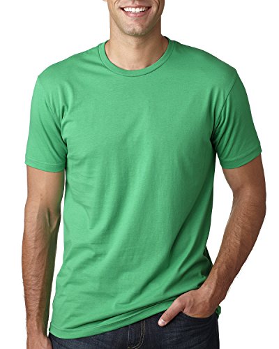 Men's Cotton Crew KELLY GREEN L von Next Level