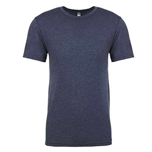 Next Level Herren Tri-Blend T-Shirt (L) (Indigo) von Next Level
