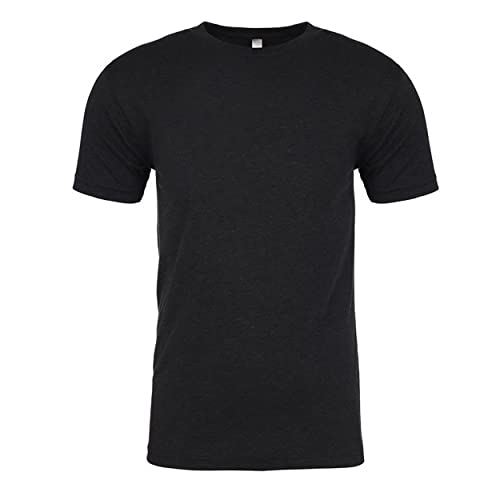 Next Level Herren Tri-Blend T-Shirt (L) (Vintage Schwarz) von Next Level