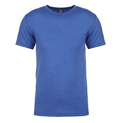 Next Level Herren Tri-Blend T-Shirt (XL) (Vintage Königsblau) von Next Level