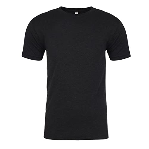 Next Level Herren Tri-Blend T-Shirt (XL) (Vintage Schwarz) von The Next Level