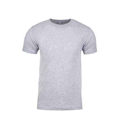 Next Level Unisex T-Shirt mit Rundhalsausschnitt, für Erwachsene (L) (Grau meliert) von Next Level