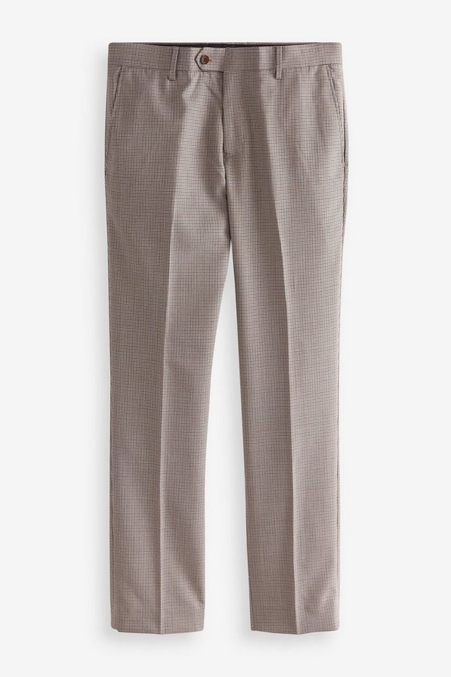 Next Anzughose Slim-Fit Anzug aus Wollgemisch mit Karos: Hose (1-tlg) von Next
