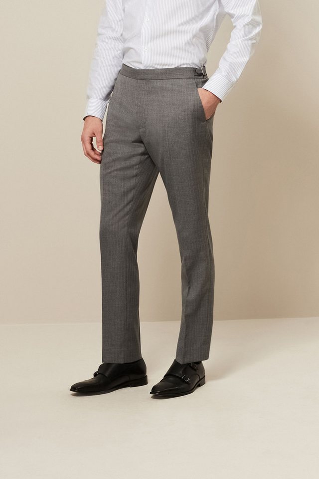 Next Anzughose Slim Fit Anzug mit Struktur: Hose (1-tlg) von Next