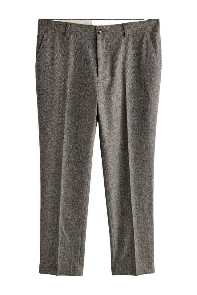 Next Anzughose Slim Fit Anzughose mit Fischgrätstreifen (1-tlg) von Next