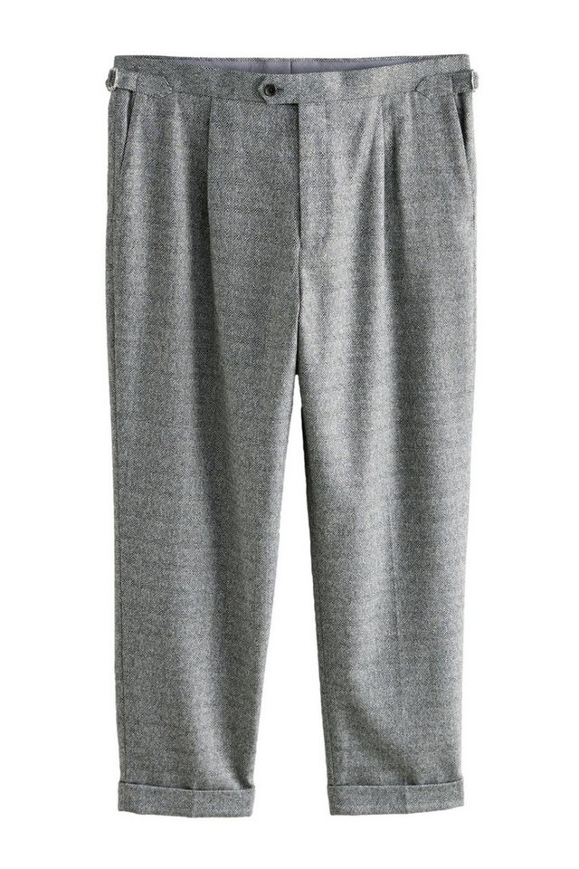Next Anzughose Slim Fit Anzughose mit Fischgrätstruktur (1-tlg) von Next