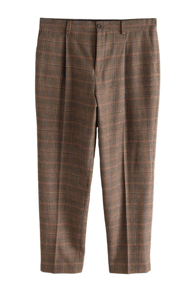 Next Anzughose Slim Fit Anzughose mit Karomuster aus Wollgemisch (1-tlg) von Next